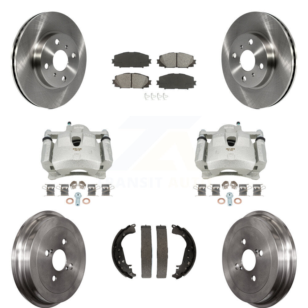 Transit Auto KC8-100777S Disc Brake Kit for 2006-2014 Toyota Yaris - Front and Rear product image