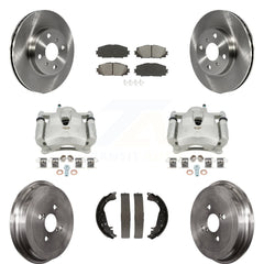 Transit Auto KC8-100777S Disc Brake Kit for 2006-2014 Toyota Yaris - Front and Rear product image