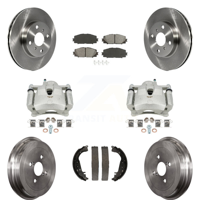 Transit Auto KC8-100777S Disc Brake Kit for 2006-2014 Toyota Yaris - Front and Rear product image