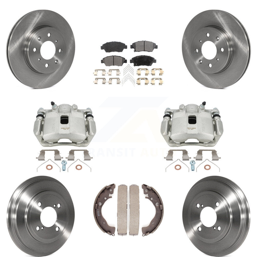 Transit Auto KC8-100780P Disc Brake Kit for 2015-2020 Honda Fit - Front and Rear product image