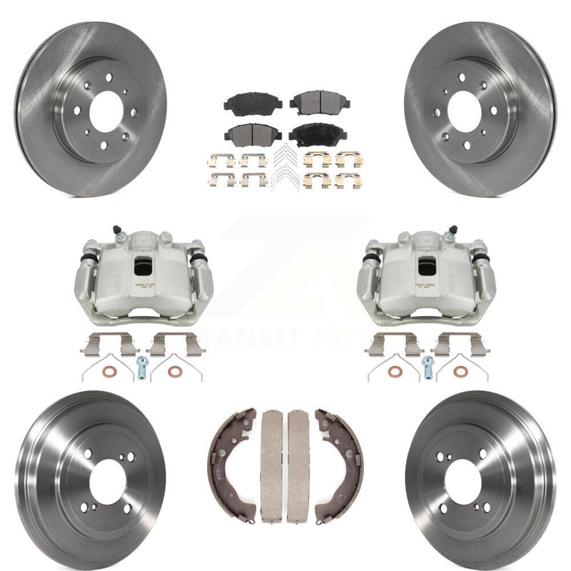Transit Auto KC8-100780P Disc Brake Kit for 2015-2020 Honda Fit - Front and Rear product image