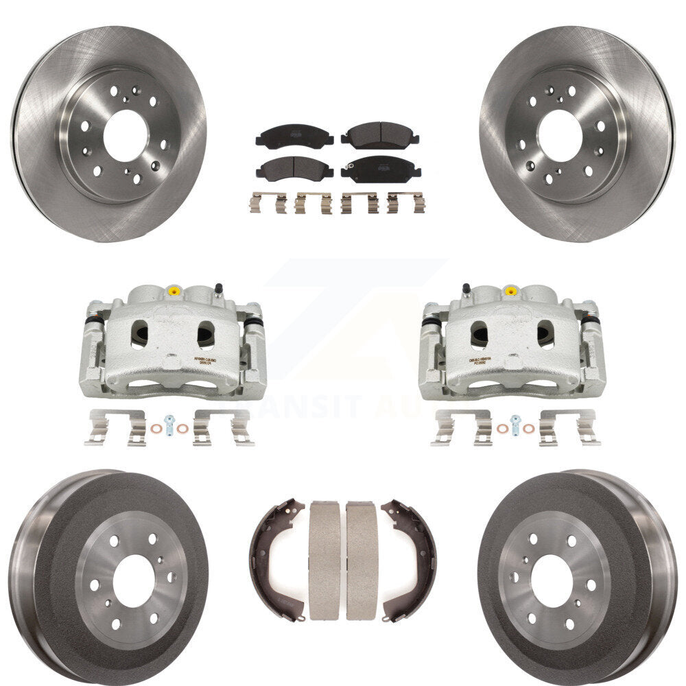 Transit Auto KC8-100781P Disc Brake Kit for 2009-2013 Chevrolet Silverado 1500, GMC Sierra 1500 - Front and Rear product image