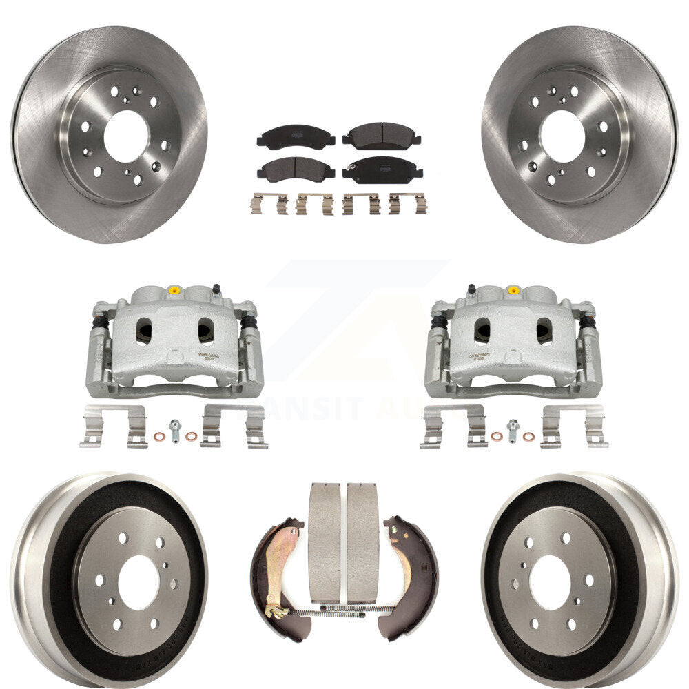 Transit Auto KC8-100782P Disc Brake Kit for 2005-2007 Chevrolet Silverado 1500 Classic, GMC Sierra 1500 Classic, Chevrolet Silverado 1500 & more - Front and Rear product image