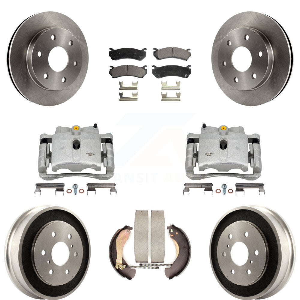 Transit Auto KC8-100783P Disc Brake Kit for 2005-2007 Chevrolet Silverado 1500 Classic, GMC Sierra 1500 Classic, Chevrolet Silverado 1500 & more - Front and Rear product image