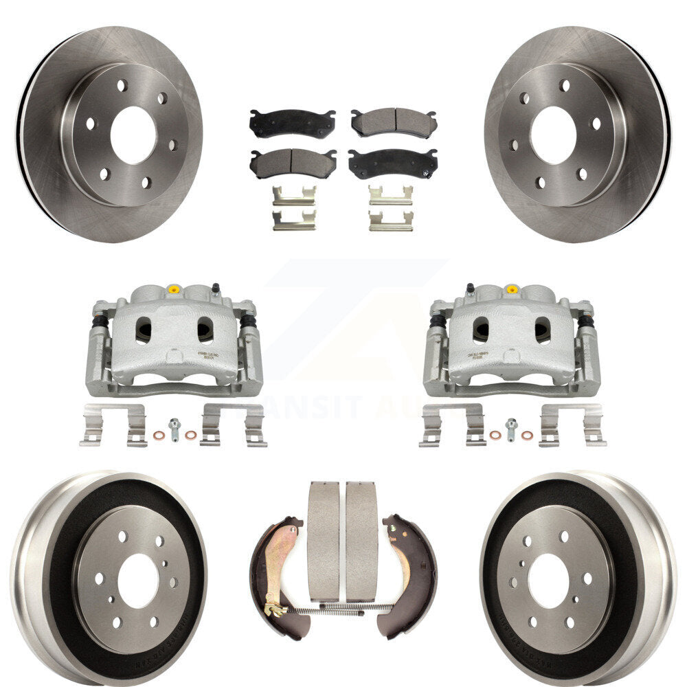 Transit Auto KC8-100784P Disc Brake Kit for 2007 Chevrolet Silverado 1500 - Front and Rear product image