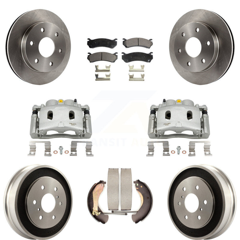 Transit Auto KC8-100784P Disc Brake Kit for 2007 Chevrolet Silverado 1500 - Front and Rear product image