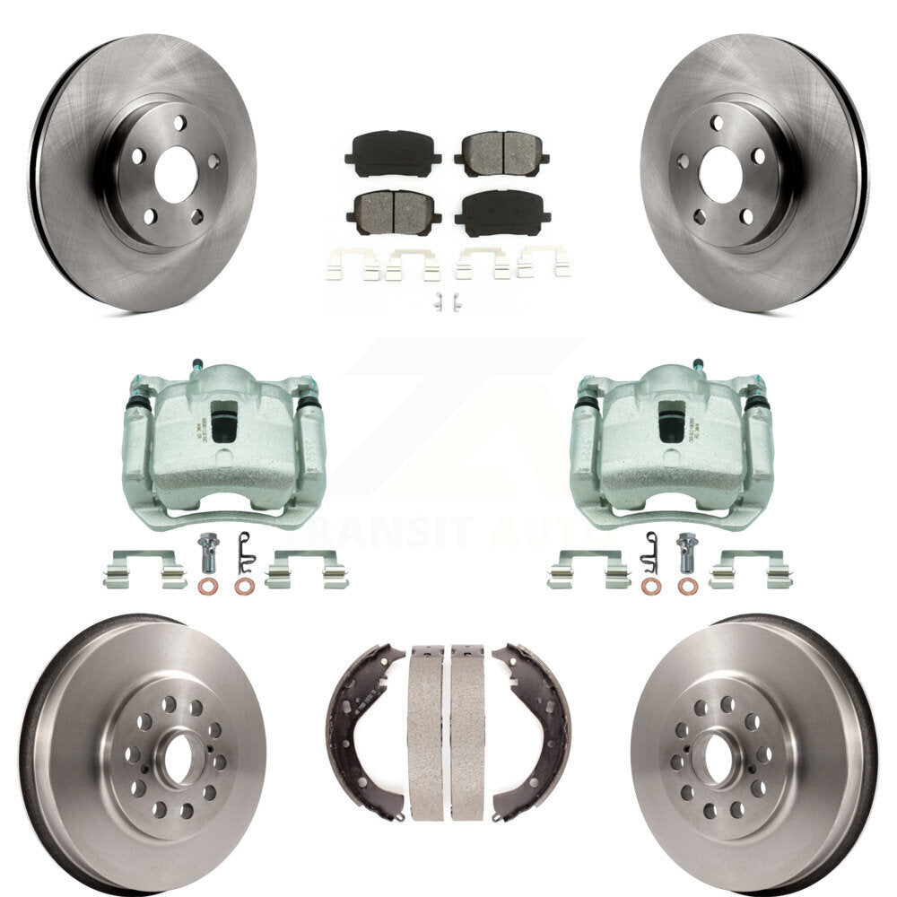 Transit Auto KC8-100784S Disc Brake Kit for 2003-2006 Pontiac Vibe, Toyota Matrix - Front and Rear product image