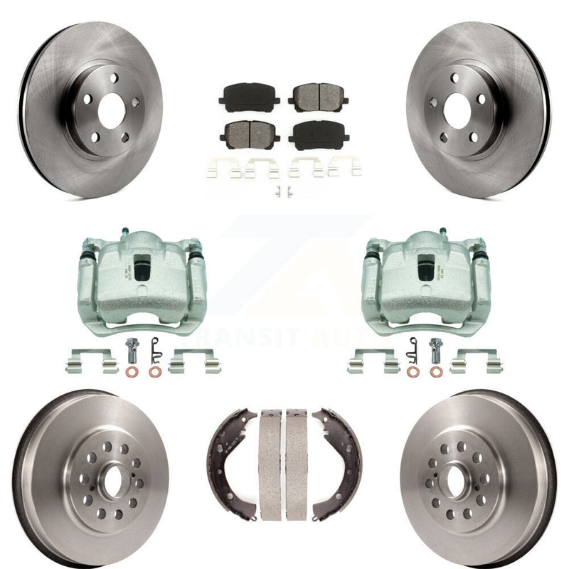 Transit Auto KC8-100784S Disc Brake Kit for 2003-2006 Pontiac Vibe, Toyota Matrix - Front and Rear product image