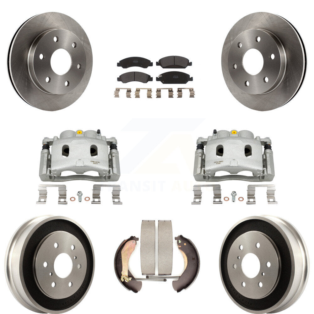 Transit Auto KC8-100785P Disc Brake Kit for 2007 GMC Sierra 1500 - Front and Rear product image