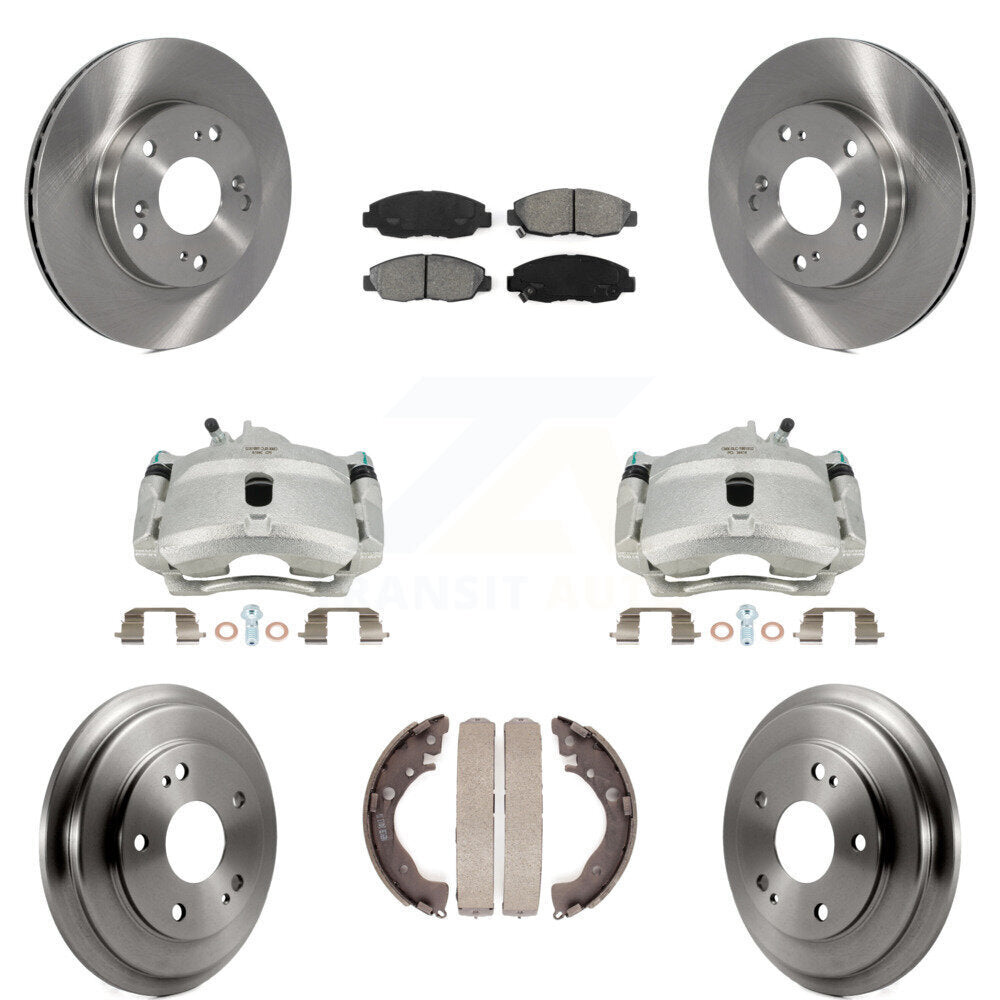 Transit Auto KC8-100789S Disc Brake Kit for 2006-2011 Honda Civic - Front and Rear product image