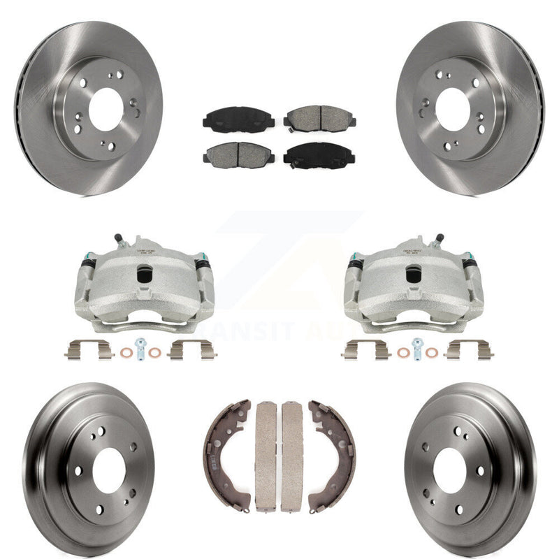 Transit Auto KC8-100789S Disc Brake Kit for 2006-2011 Honda Civic - Front and Rear product image