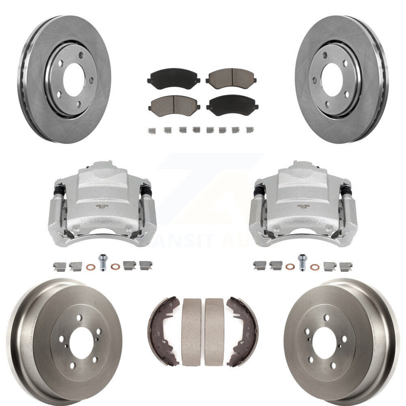 Transit Auto KC8-100790C Disc Brake Kit for 2004-2007 Chrysler Town & Country, Dodge Caravan, Dodge Grand Caravan - Front and Rear product image