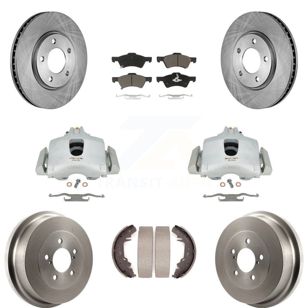 Transit Auto KC8-100791C Disc Brake Kit for 2001-2007 Chrysler Town & Country, Dodge Caravan, Dodge Grand Caravan - Front and Rear product image