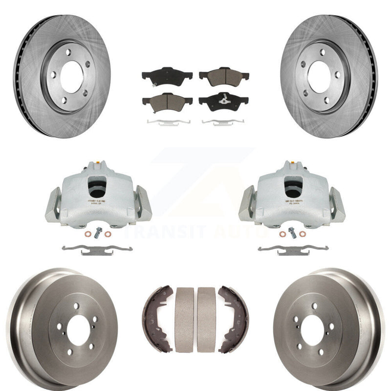 Transit Auto KC8-100791C Disc Brake Kit for 2001-2007 Chrysler Town & Country, Dodge Caravan, Dodge Grand Caravan - Front and Rear product image