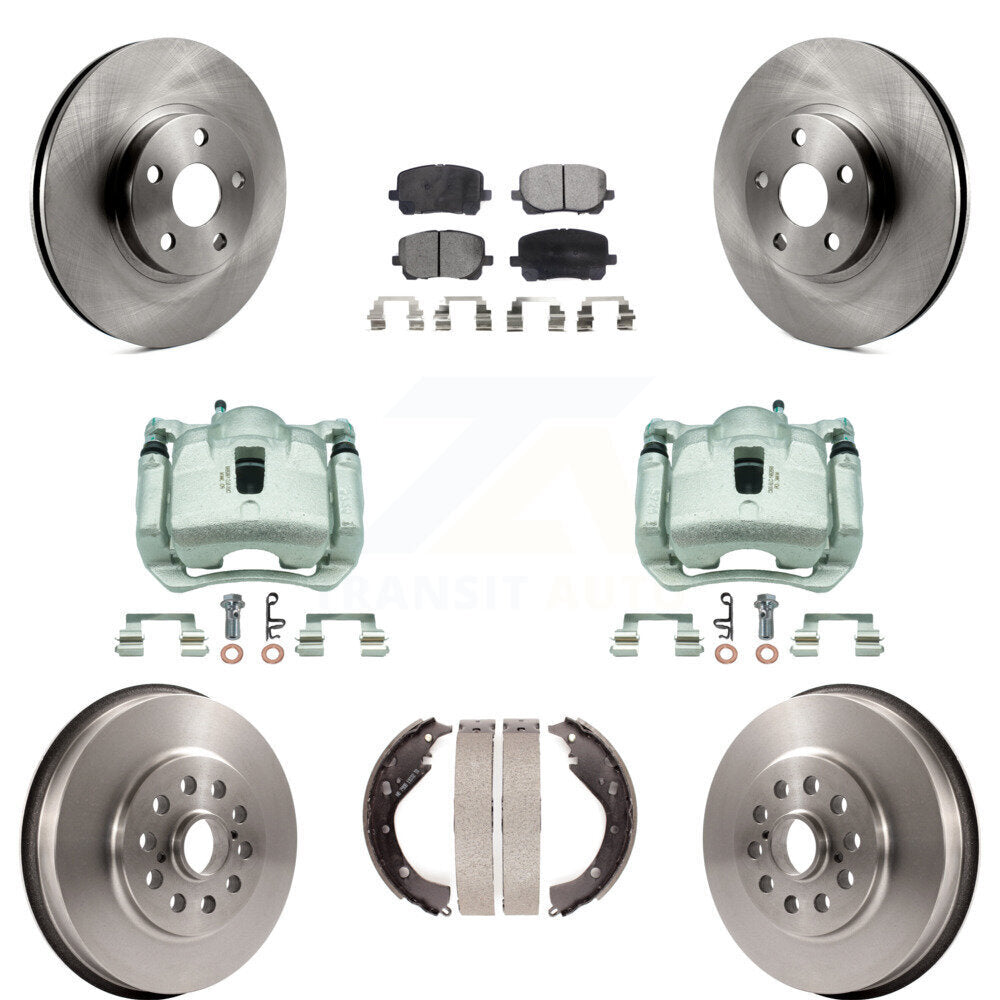 Transit Auto KC8-100791P Disc Brake Kit for 2003-2006 Pontiac Vibe, Toyota Matrix - Front and Rear product image