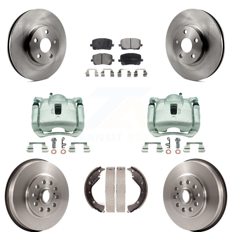 Transit Auto KC8-100791P Disc Brake Kit for 2003-2006 Pontiac Vibe, Toyota Matrix - Front and Rear product image