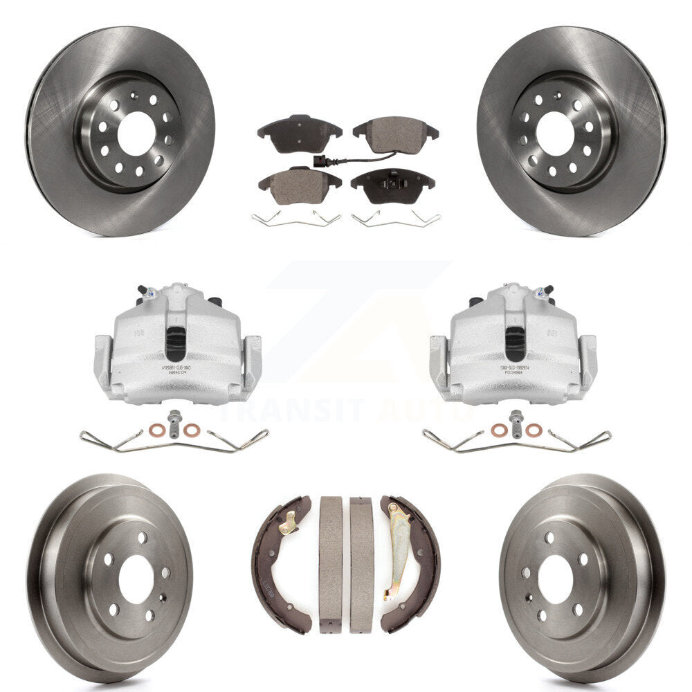 Transit Auto KC8-100792T Disc Brake Kit for 2011-2012 Volkswagen Jetta - Front and Rear product image