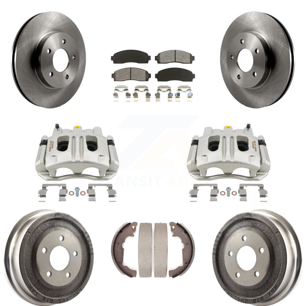Transit Auto KC8-100793S Disc Brake Kit for 2004-2007 Chevrolet Equinox, Pontiac Torrent, Saturn Vue - Front and Rear product image