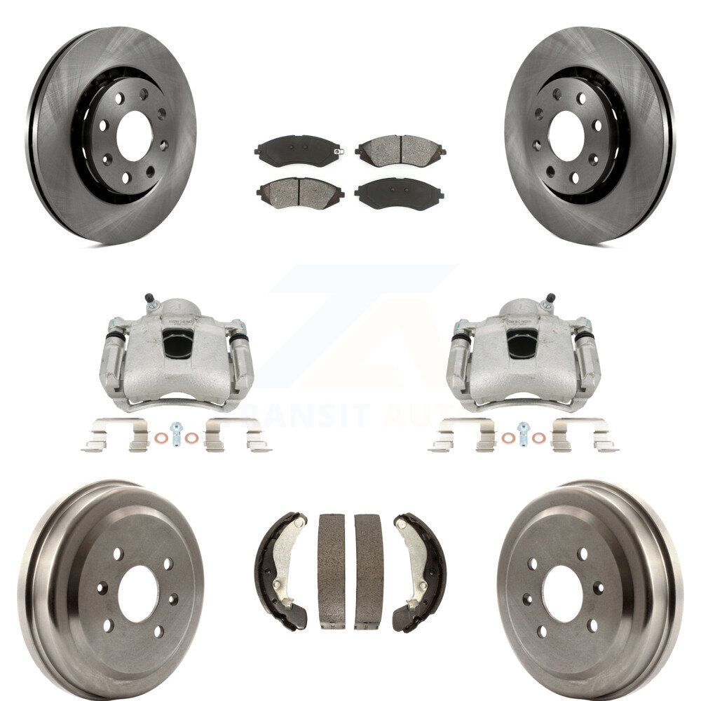 Transit Auto KC8-100794S Disc Brake Kit for 2004-2015 Chevrolet Spark, Pontiac G3, Pontiac G3 Wave & more - Front and Rear product image