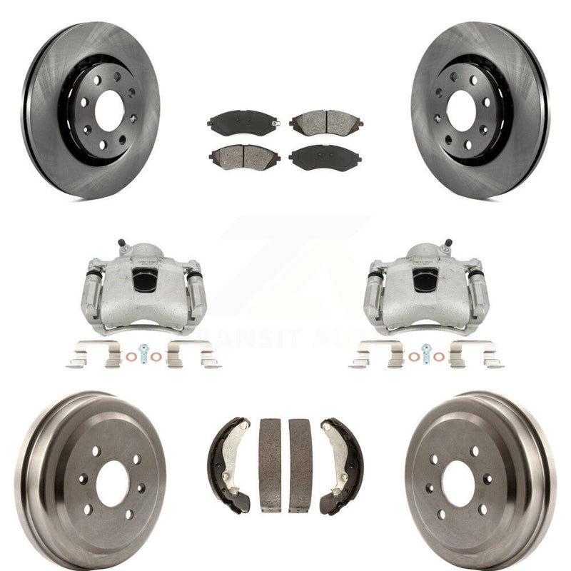 Transit Auto KC8-100794S Disc Brake Kit for 2004-2015 Chevrolet Spark, Pontiac G3, Pontiac G3 Wave & more - Front and Rear product image