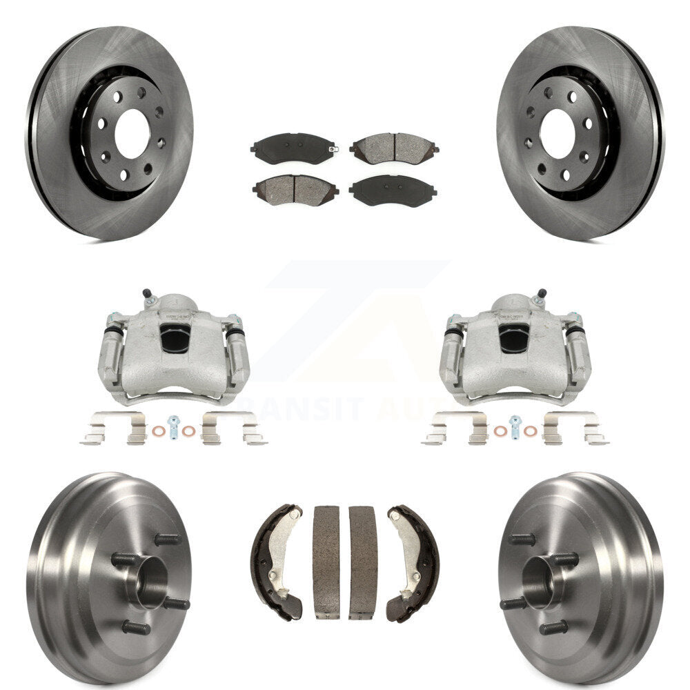 Transit Auto KC8-100795S Disc Brake Kit for 2004-2011 Pontiac G3, Chevrolet Aveo5, Pontiac Wave & more - Front and Rear product image