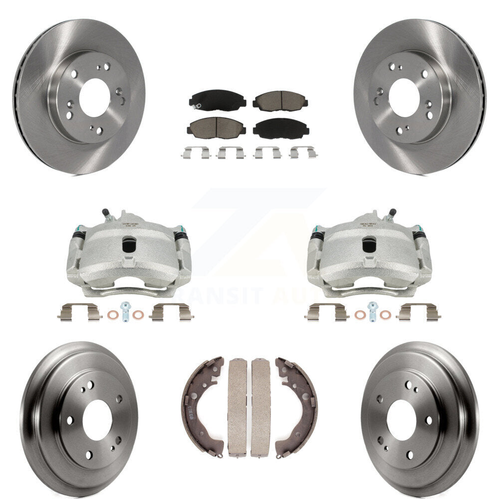 Transit Auto KC8-100796C Disc Brake Kit for 2006-2011 Honda Civic - Front and Rear product image
