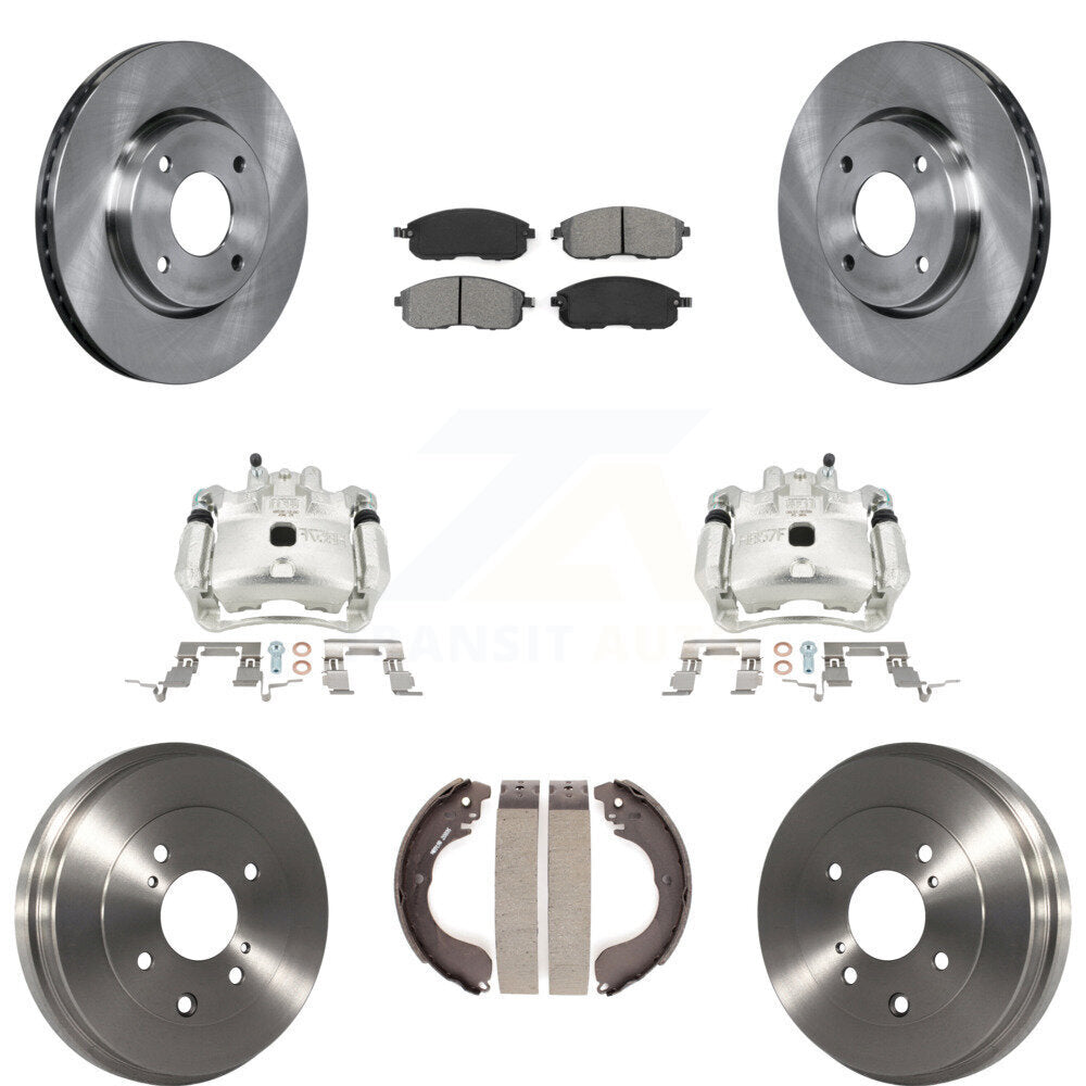 Transit Auto KC8-100797S Disc Brake Kit for 2007-2014 Nissan Cube, Nissan Versa - Front and Rear product image