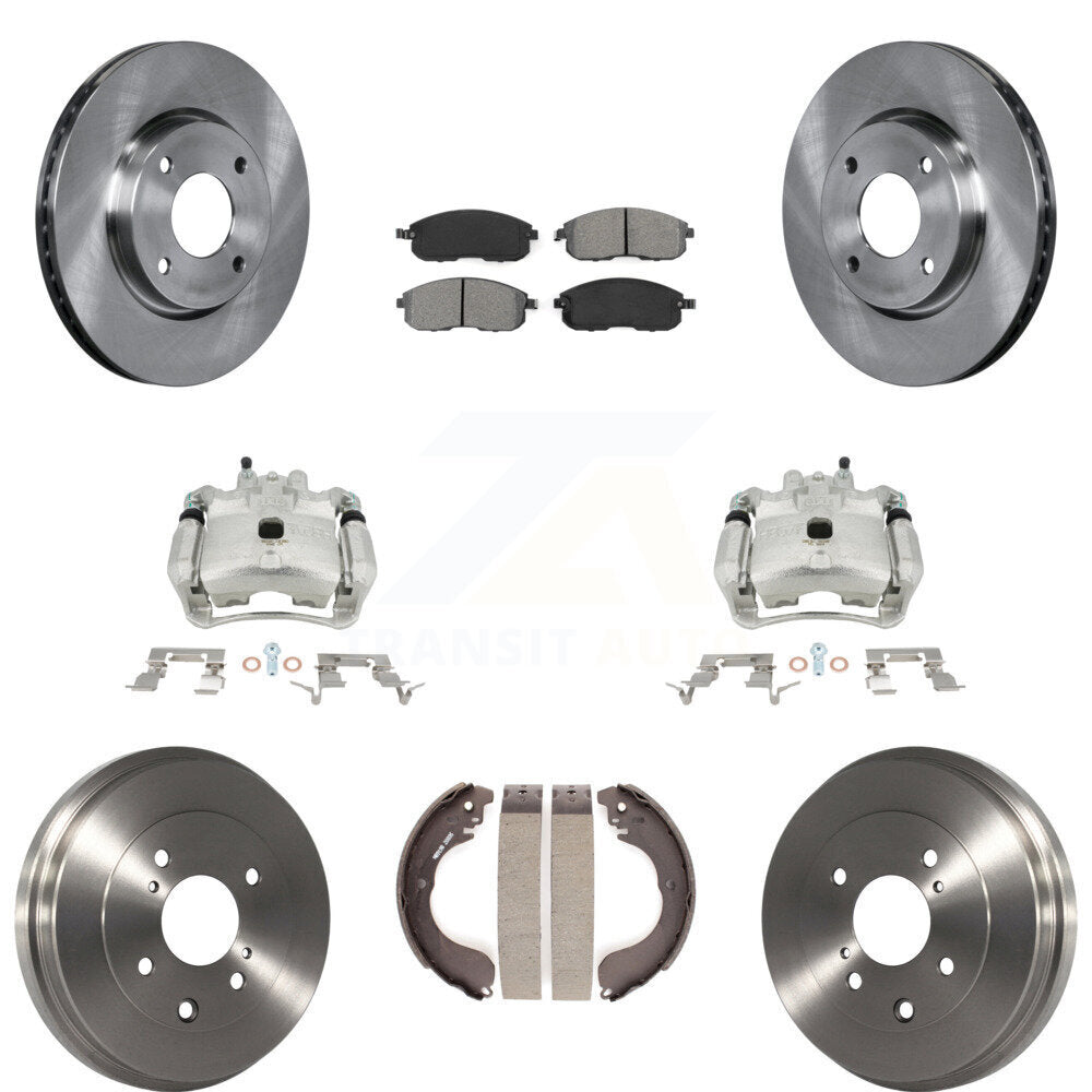 Transit Auto KC8-100798S Disc Brake Kit for 2007-2012 Nissan Sentra - Front and Rear product image