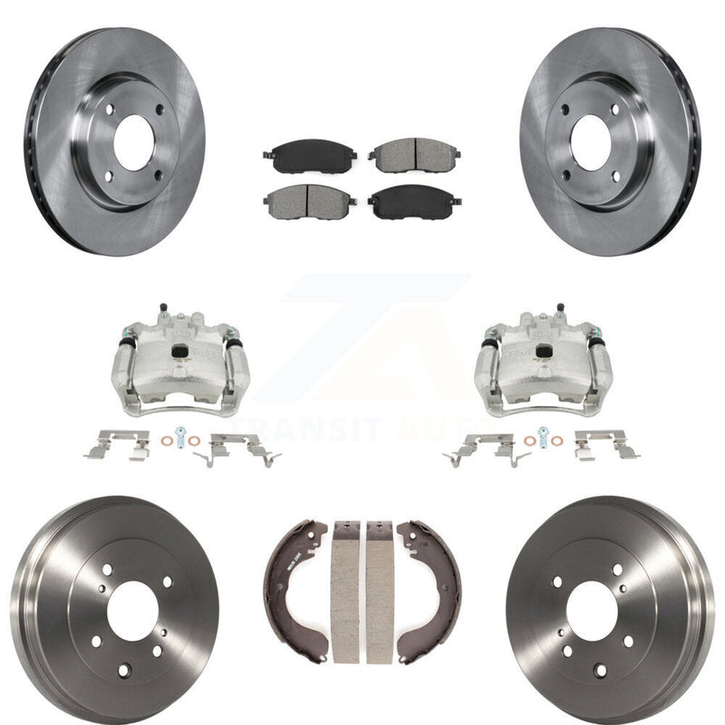 Transit Auto KC8-100798S Disc Brake Kit for 2007-2012 Nissan Sentra - Front and Rear product image