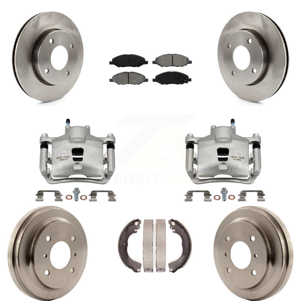 Transit Auto KC8-100800S Disc Brake Kit for 2009-2011 Nissan Versa - Front and Rear product image