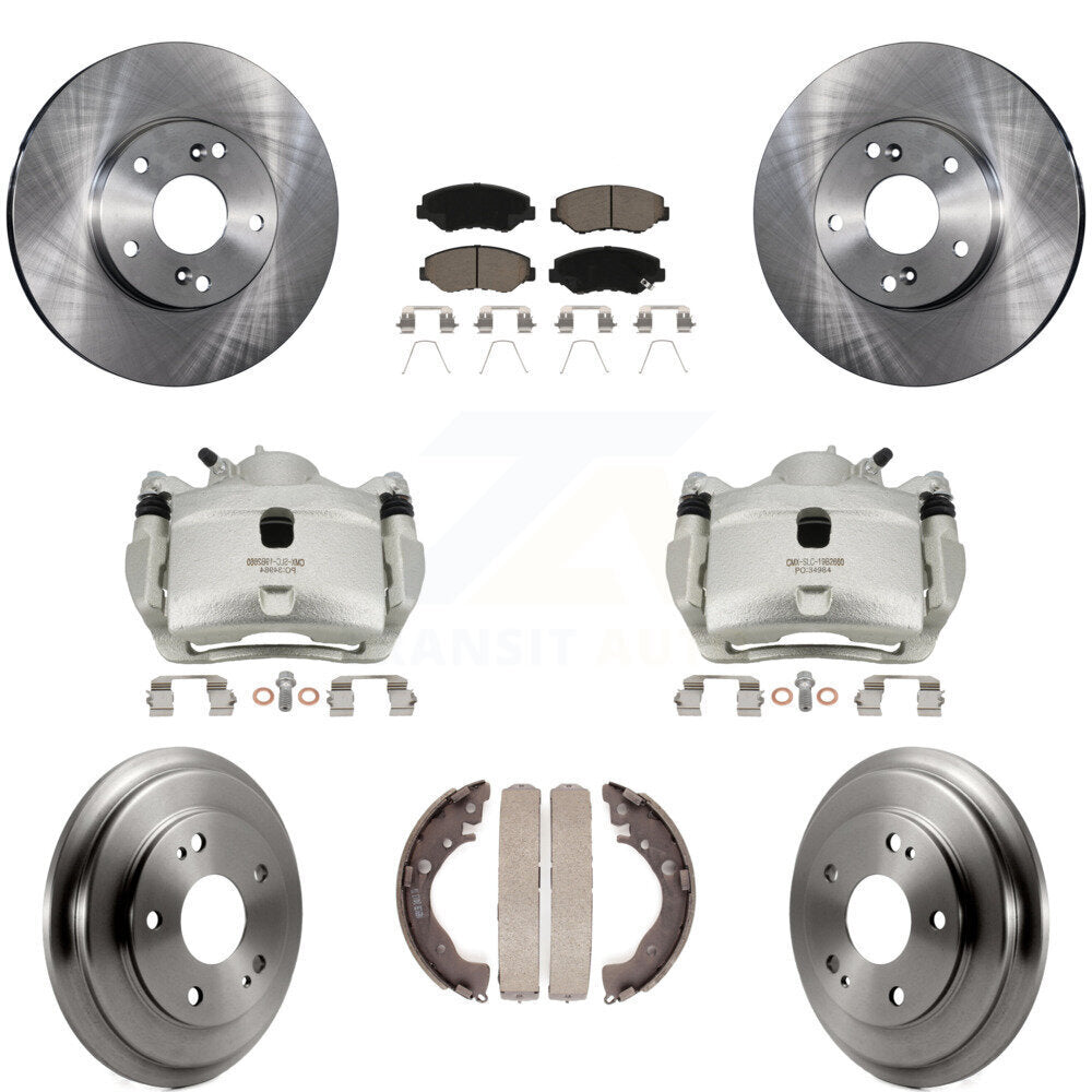 Transit Auto KC8-100801C Disc Brake Kit for 2014-2015 Honda Civic - Front and Rear product image