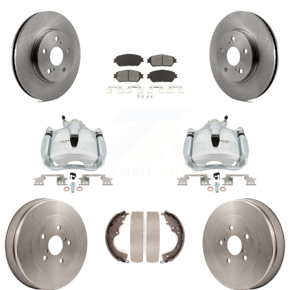 Transit Auto KC8-100801S Disc Brake Kit for 2004-2010 Toyota Sienna - Front and Rear product image