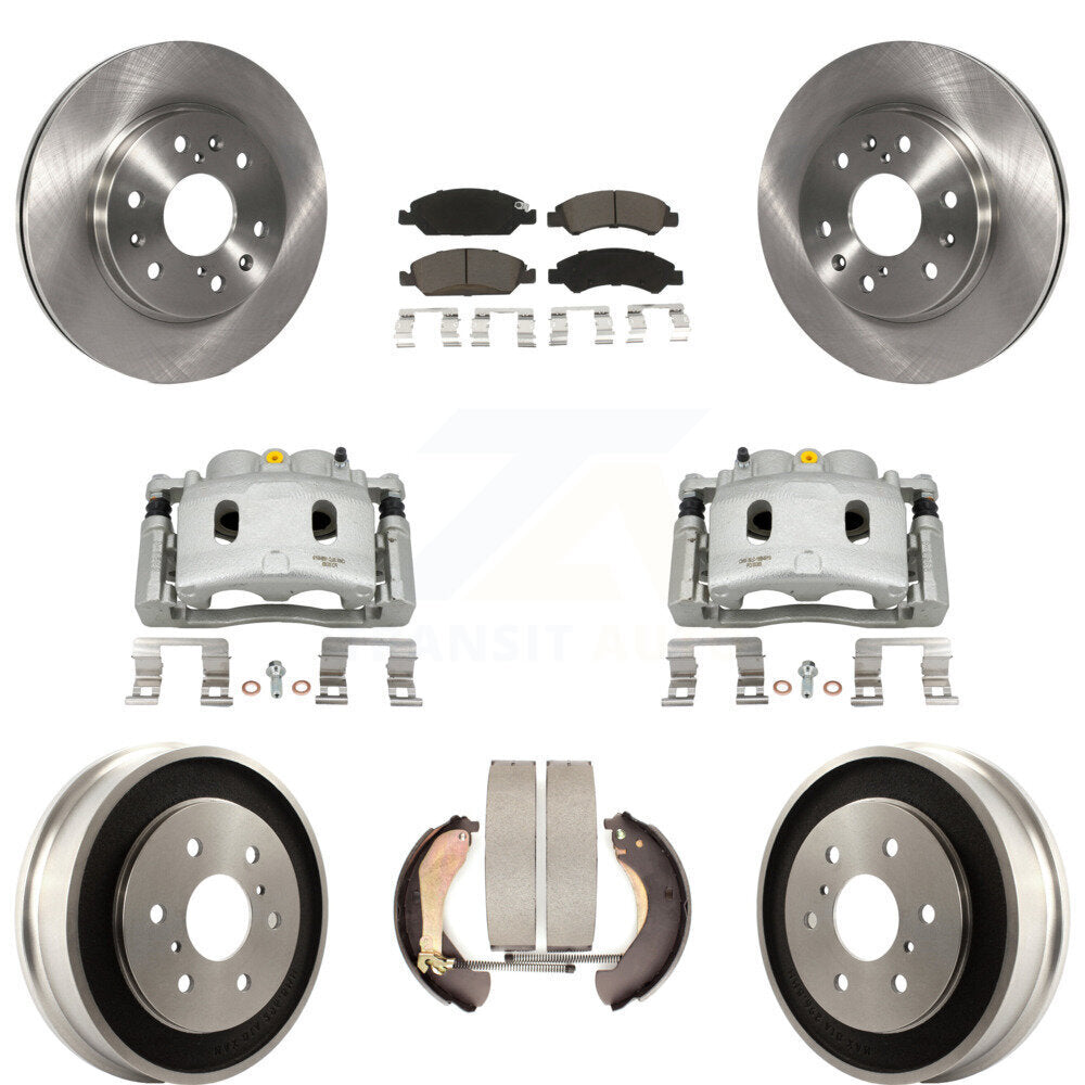 Transit Auto KC8-100803C Disc Brake Kit for 2005-2007 Chevrolet Silverado 1500 Classic, GMC Sierra 1500 Classic, Chevrolet Silverado 1500 & more - Front and Rear product image