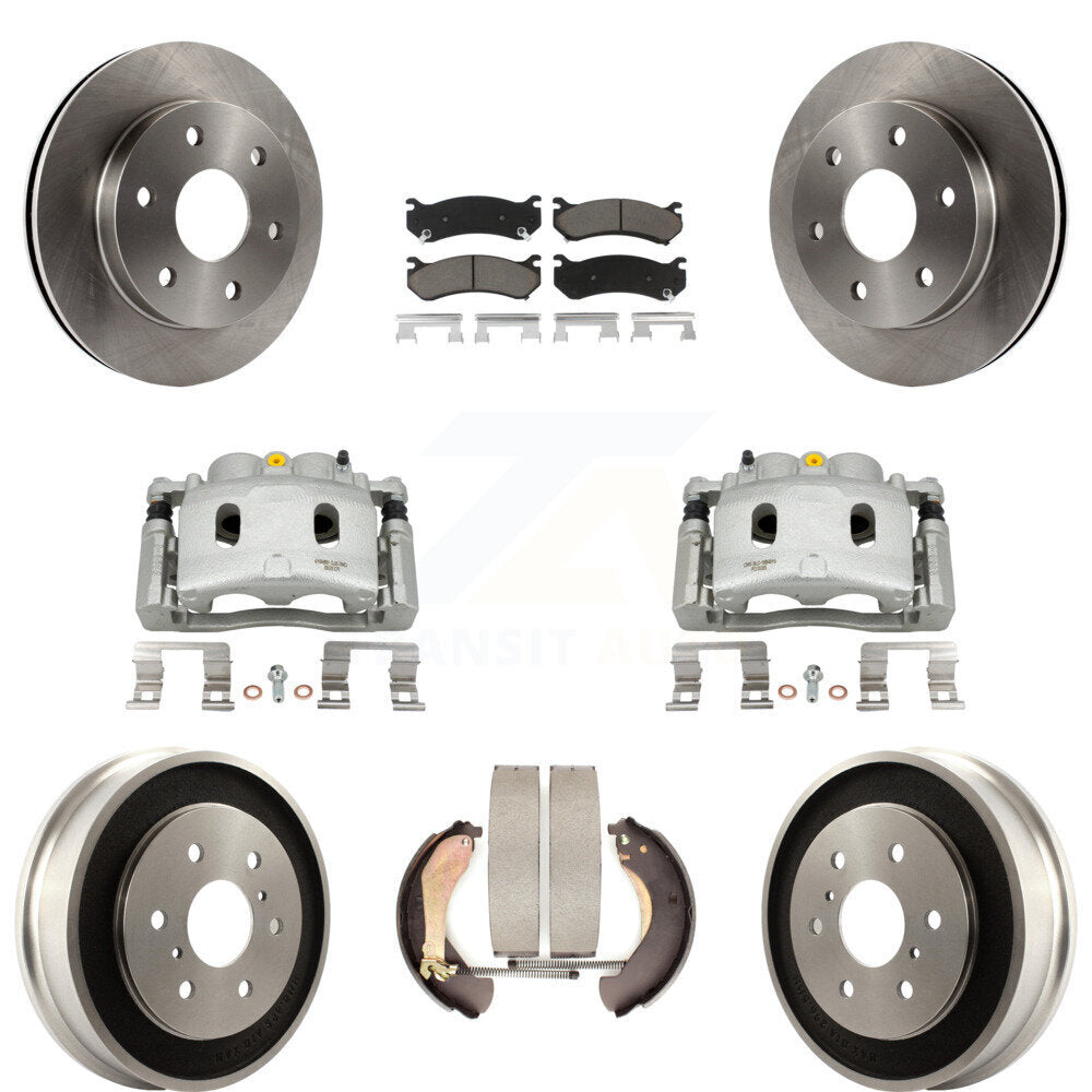 Transit Auto KC8-100805C Disc Brake Kit for 2007 Chevrolet Silverado 1500 - Front and Rear product image