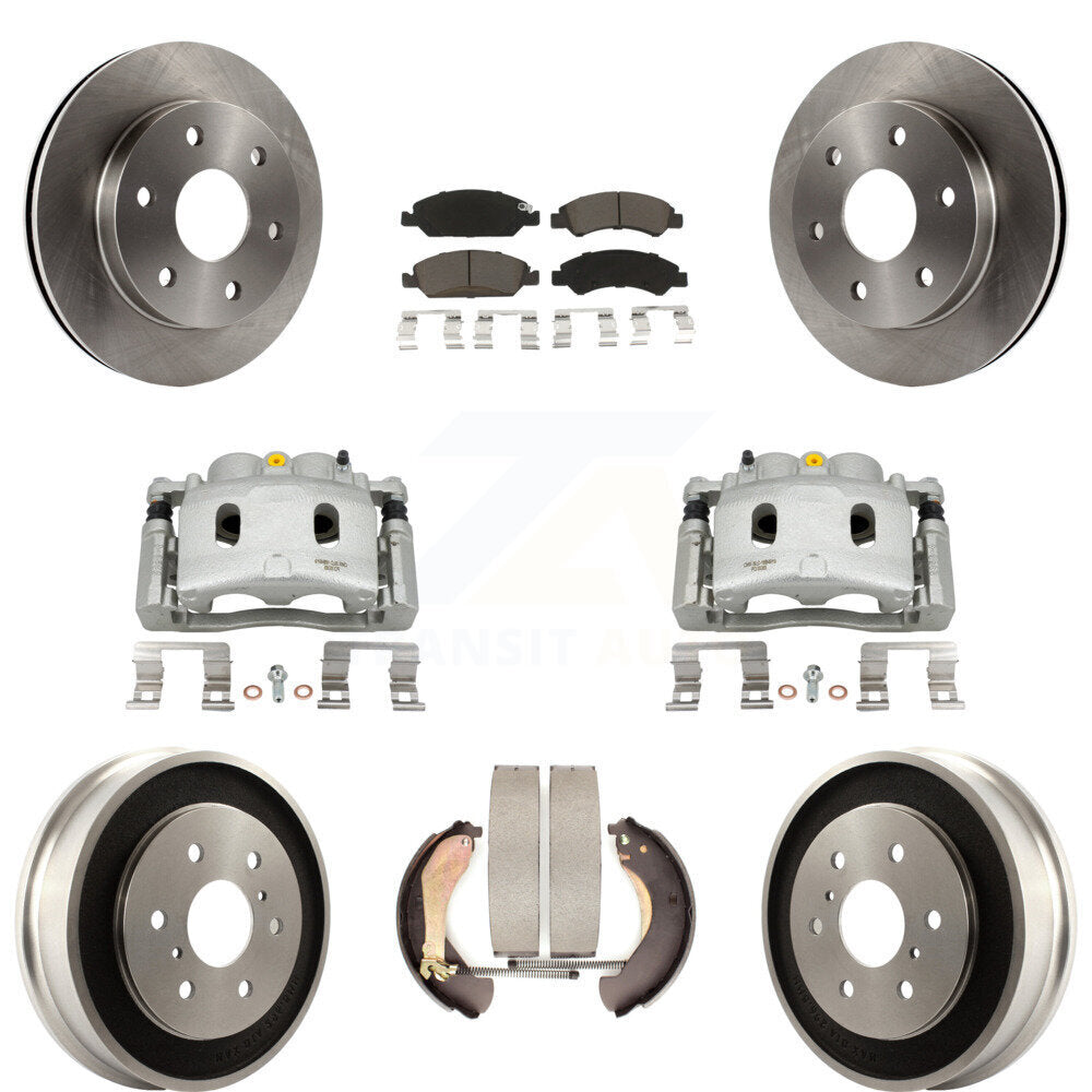 Transit Auto KC8-100806C Disc Brake Kit for 2007 GMC Sierra 1500 - Front and Rear product image