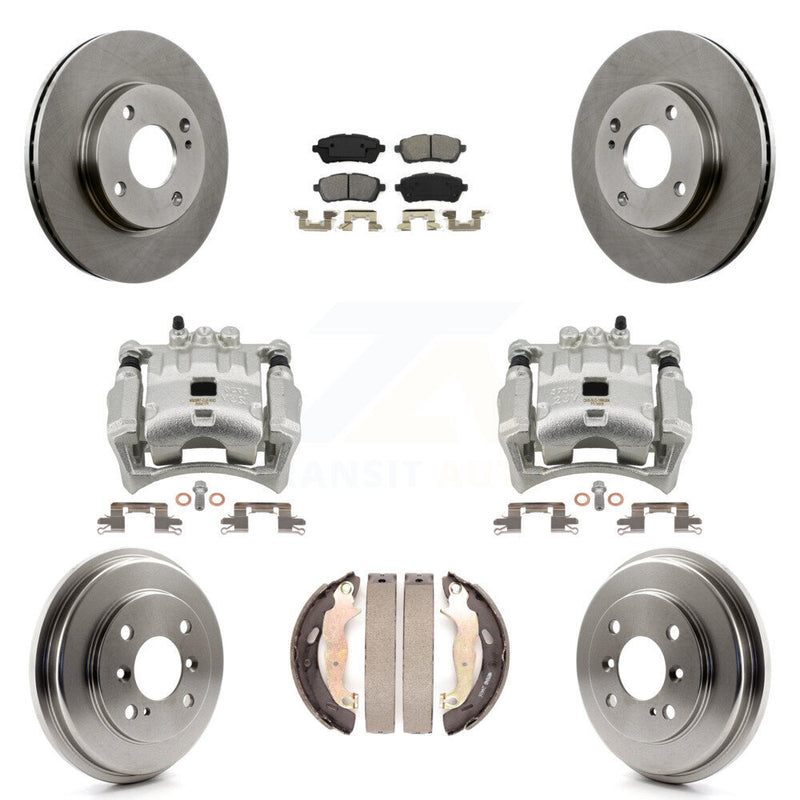 Transit Auto KC8-100806S Disc Brake Kit for 2011-2019 Ford Fiesta - Front and Rear product image