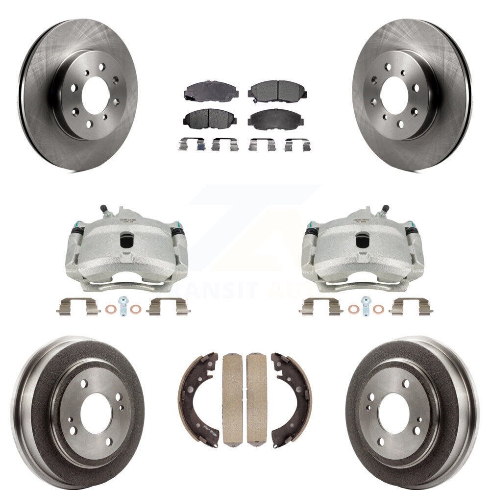 Transit Auto KC8-100808P Disc Brake Kit for 1996-2000 Honda Civic, Acura EL - Front and Rear product image