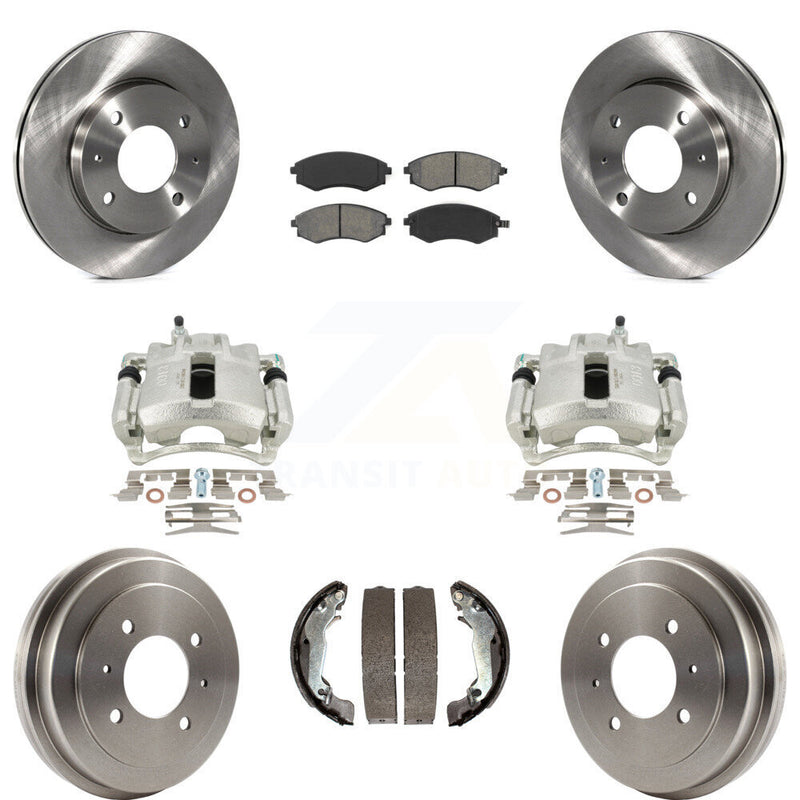 Transit Auto KC8-100808S Disc Brake Kit for 2002 Hyundai Elantra - Front and Rear product image