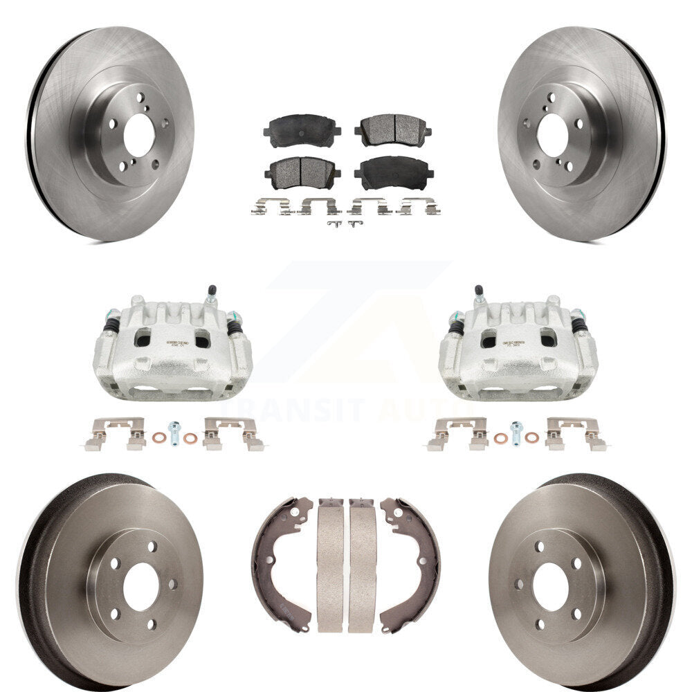 Transit Auto KC8-100808T Disc Brake Kit for 2003 Subaru Impreza - Front and Rear product image