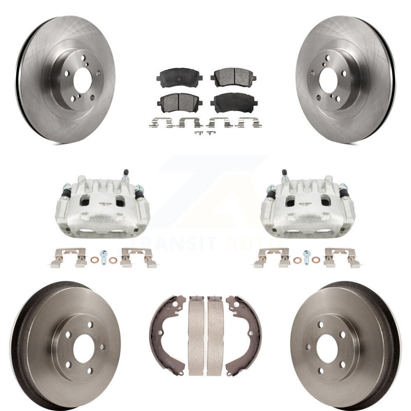 Transit Auto KC8-100808T Disc Brake Kit for 2003 Subaru Impreza - Front and Rear product image