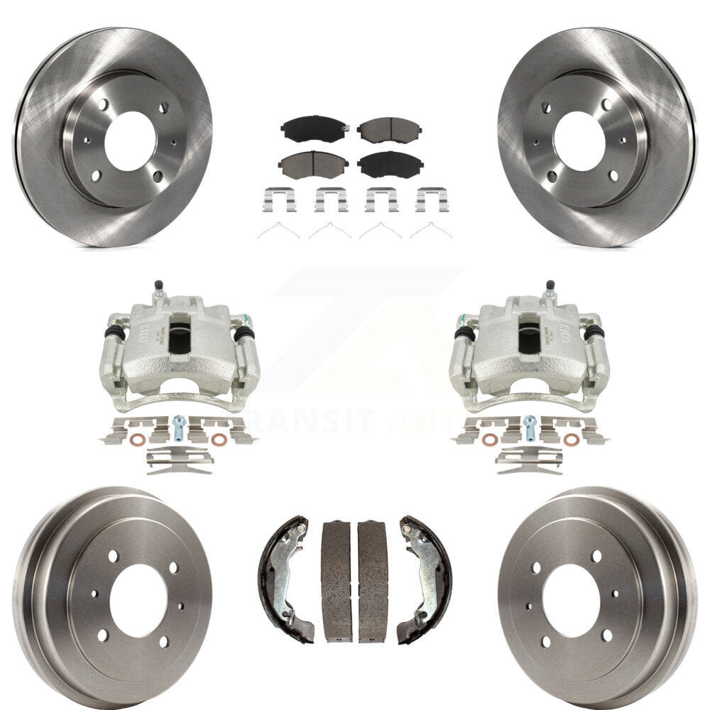 Transit Auto KC8-100809C Disc Brake Kit for 2002 Hyundai Elantra - Front and Rear product image