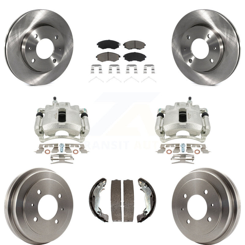 Transit Auto KC8-100809C Disc Brake Kit for 2002 Hyundai Elantra - Front and Rear product image