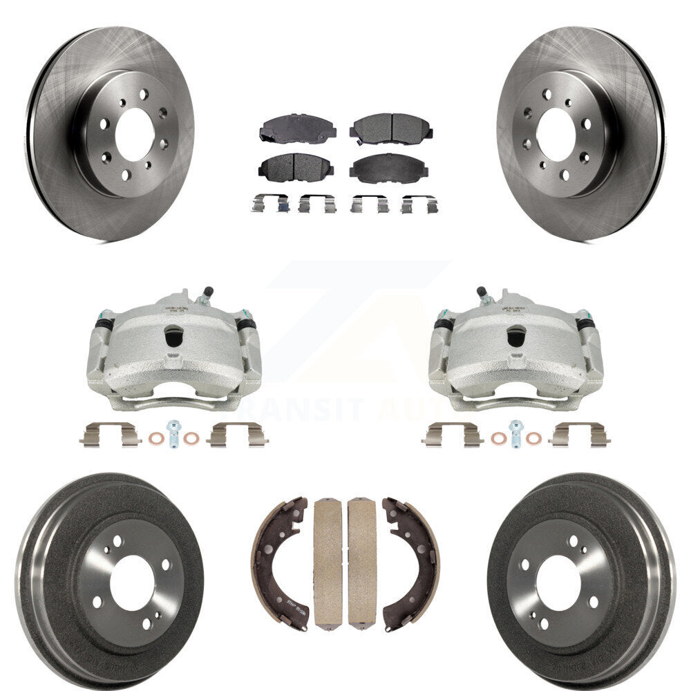 Transit Auto KC8-100809P Disc Brake Kit for 2001-2005 Honda Civic - Front and Rear product image