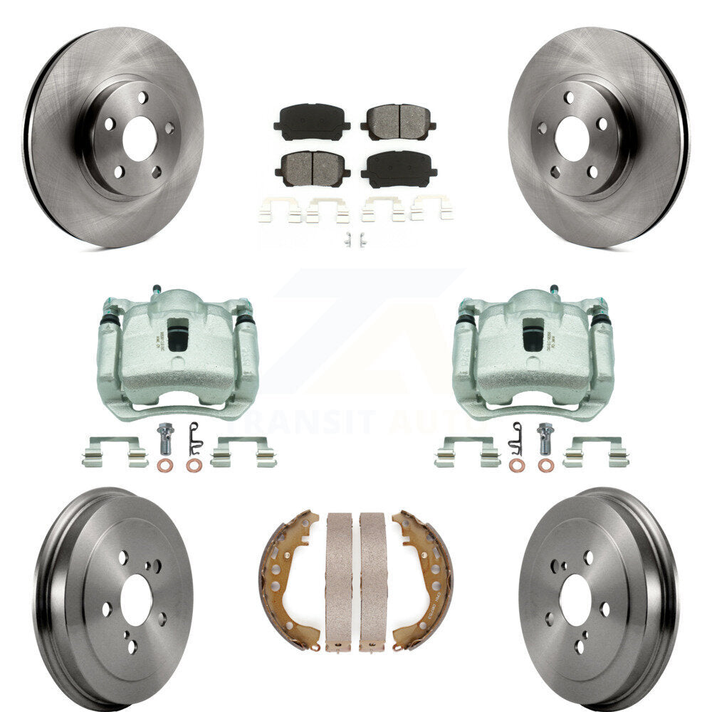 Transit Auto KC8-100811S Disc Brake Kit for 2003-2008 Toyota Corolla - Front and Rear product image