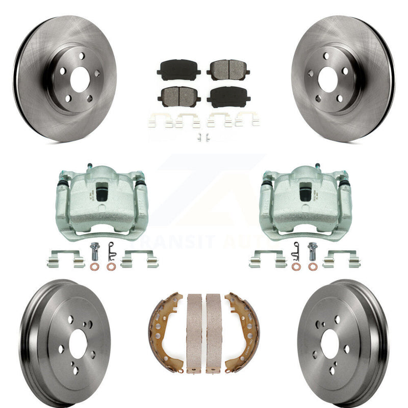 Transit Auto KC8-100811S Disc Brake Kit for 2003-2008 Toyota Corolla - Front and Rear product image