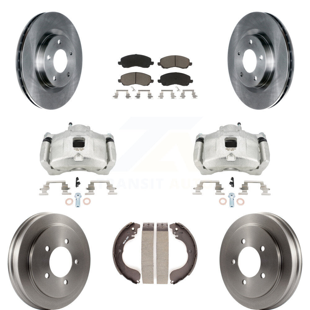 Transit Auto KC8-100812C Disc Brake Kit for 2007-2017 Dodge Caliber, Dodge Avenger, Jeep Compass & more - Front and Rear product image