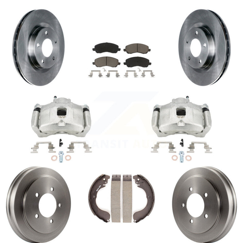 Transit Auto KC8-100812C Disc Brake Kit for 2007-2017 Dodge Caliber, Dodge Avenger, Jeep Compass & more - Front and Rear product image