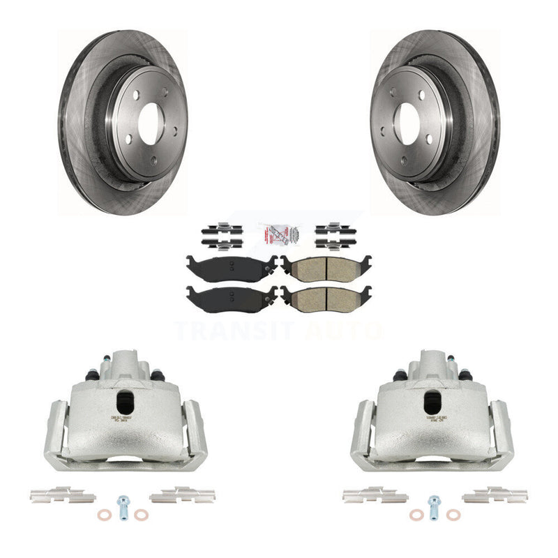 Transit Auto KC8-100812N Disc Brake Kit for 2002-2022 Ram 1500 Classic, Ram 1500, Dodge Ram 1500 & more - Rear product image