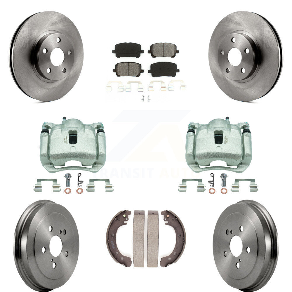 Transit Auto KC8-100812S Disc Brake Kit for 2003-2008 Toyota Corolla - Front and Rear product image