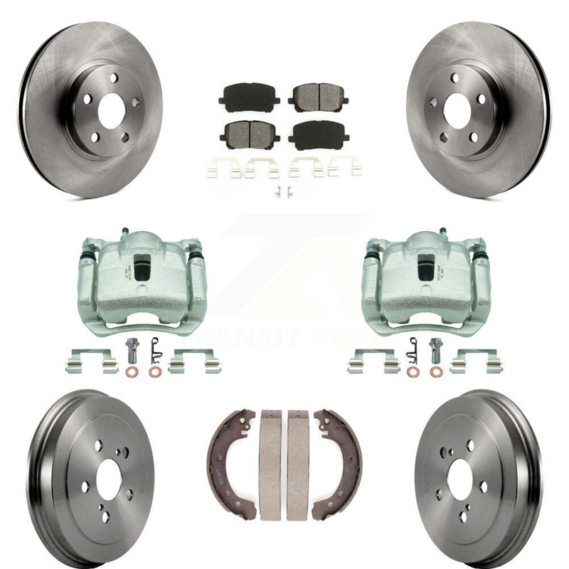Transit Auto KC8-100812S Disc Brake Kit for 2003-2008 Toyota Corolla - Front and Rear product image